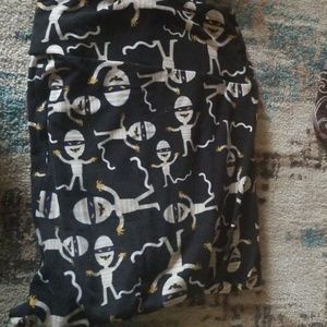 Halloween lularoe TC leggings EUC mummy's